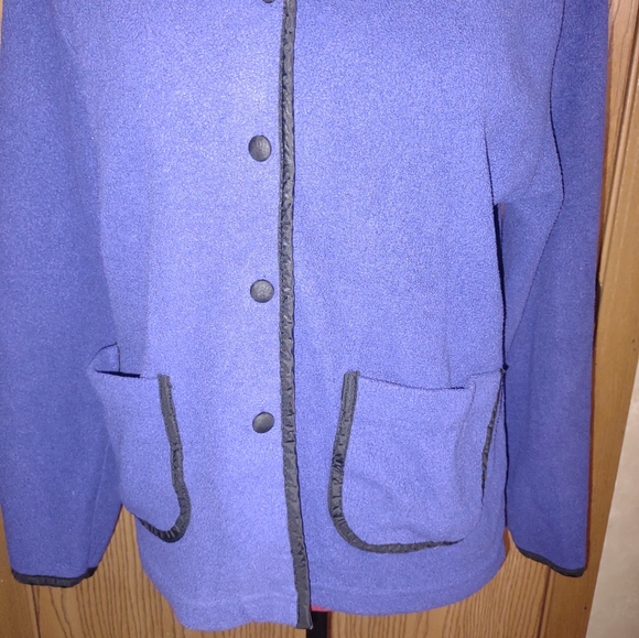 Fleece Button Jacket S - Picture 6 of 9